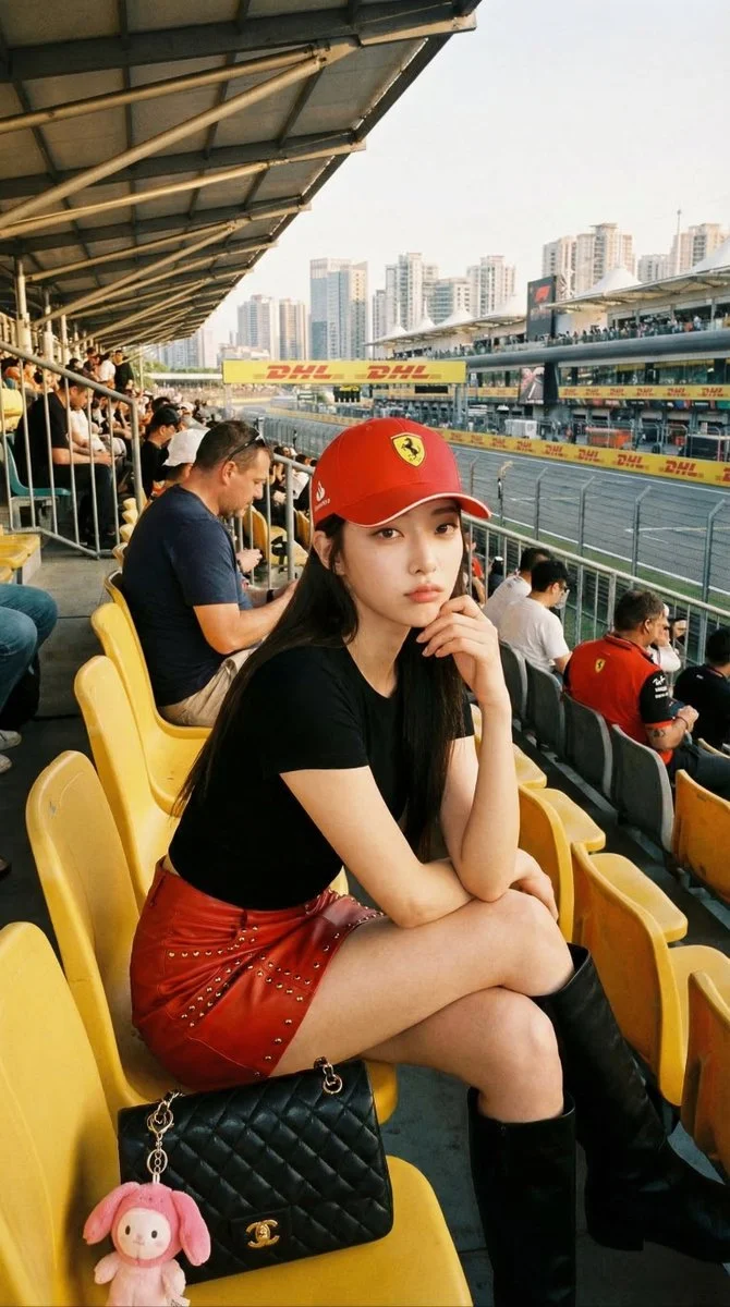 Sunset Speed: Racing in Golden Light