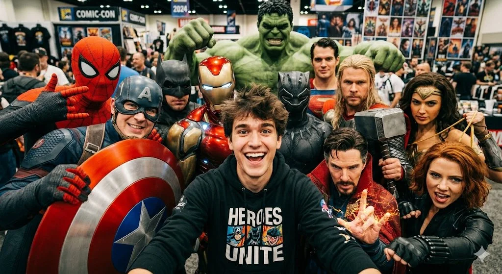 Superhero Selfie at Comic-Con 2024