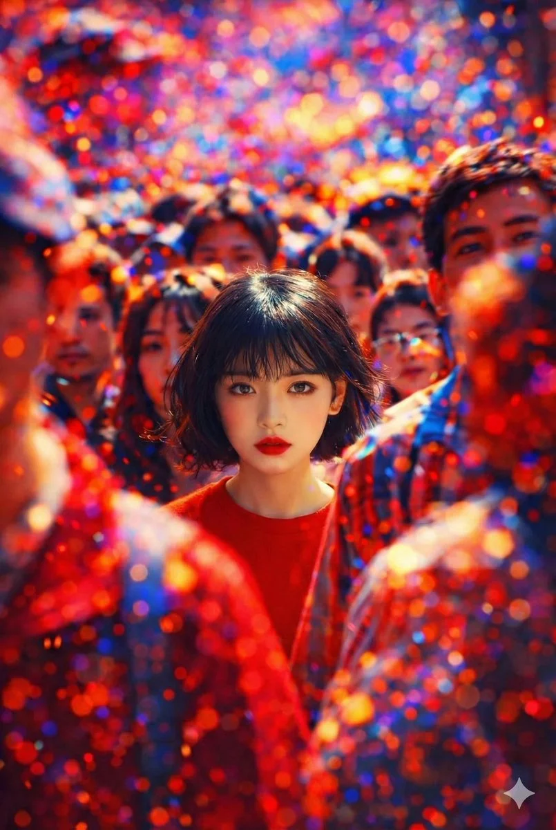 Surreal Portrait of Urban Elegance