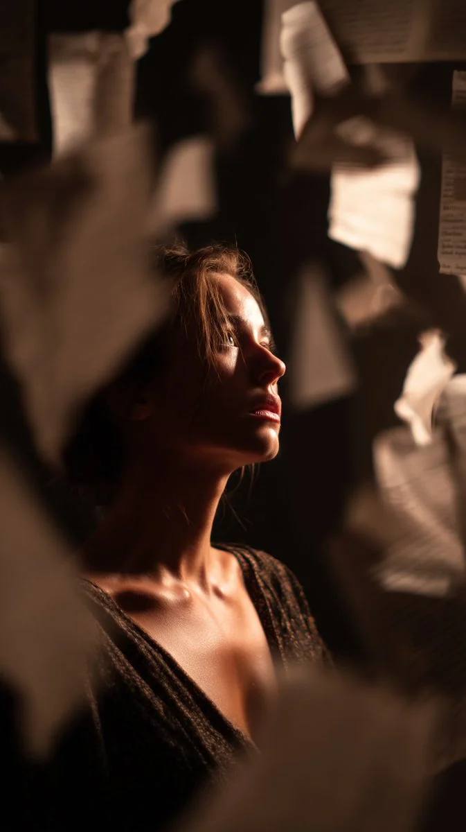 Suspicion in the Shadows: A Cinematic Portrait