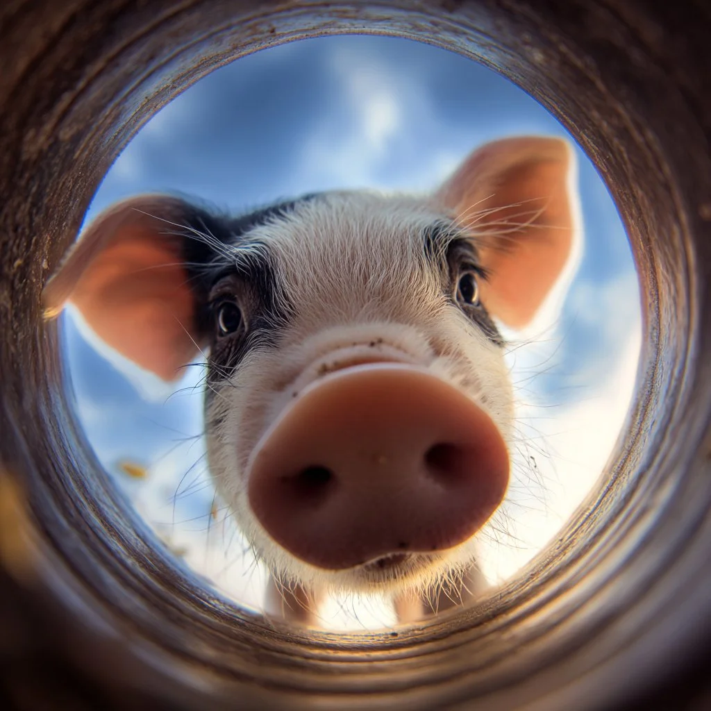 Sweet Sniff from the Bowl: A Cute Perspective