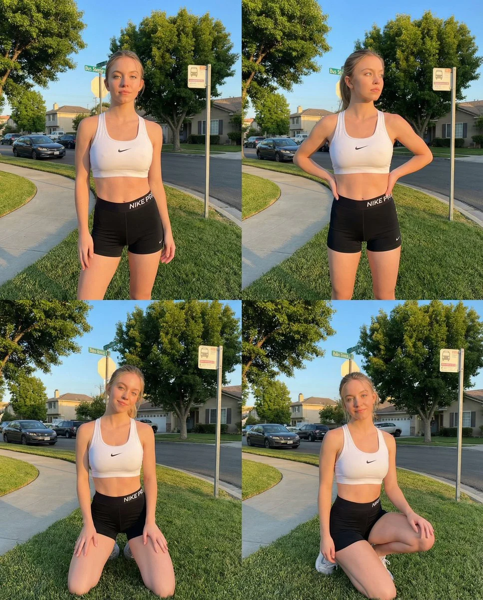 Sydney Sweeney: Golden Hour Elegance