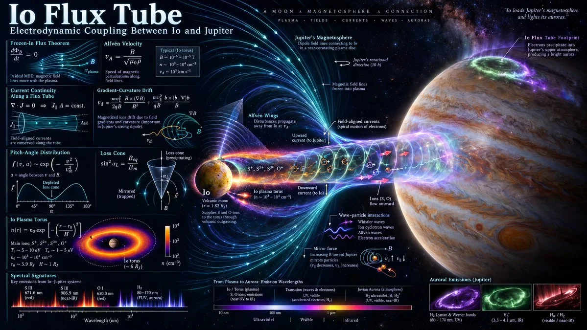 Teal plasma equations spiral into a photoreal aurora over snow