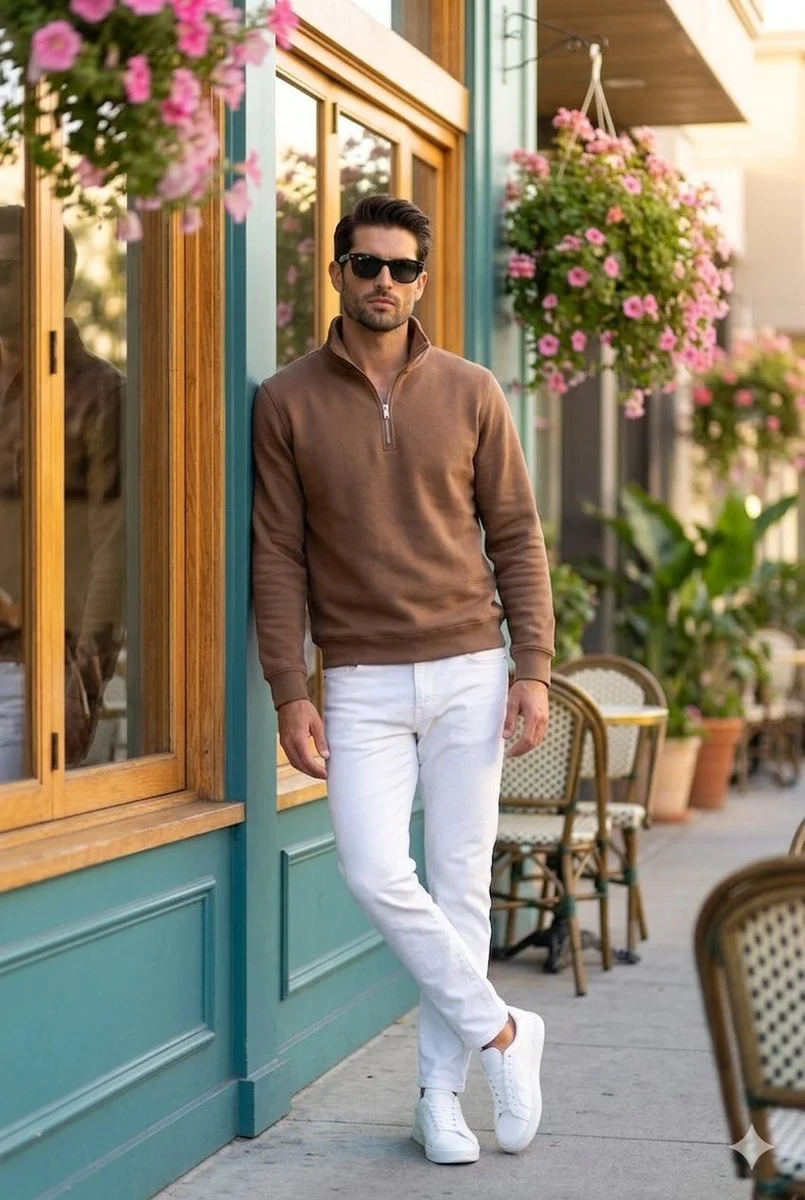 Teal Wall Stroll with Pink Blooms