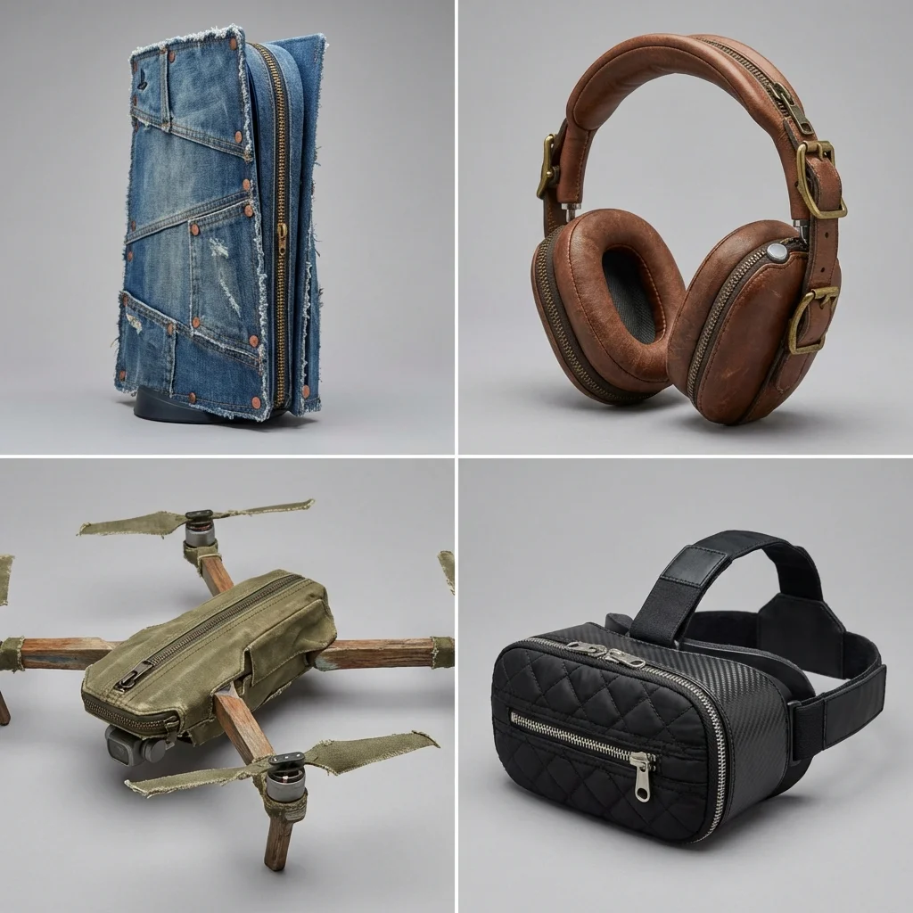 Tech Meets Fashion: A Gadget Makeover in Denim & Cotton