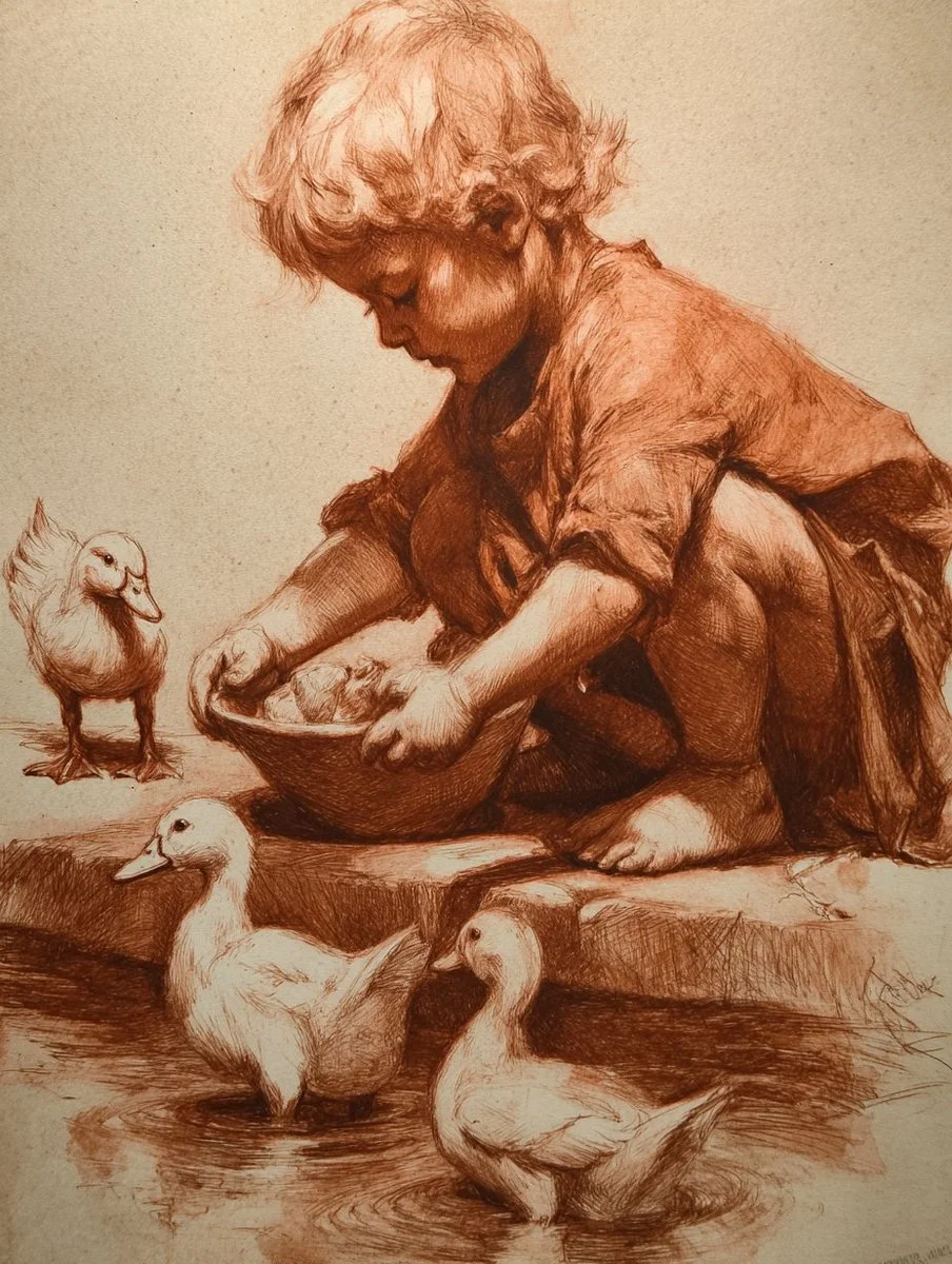 Technical Depth: The Craft of Sanguine Chalk Drawing