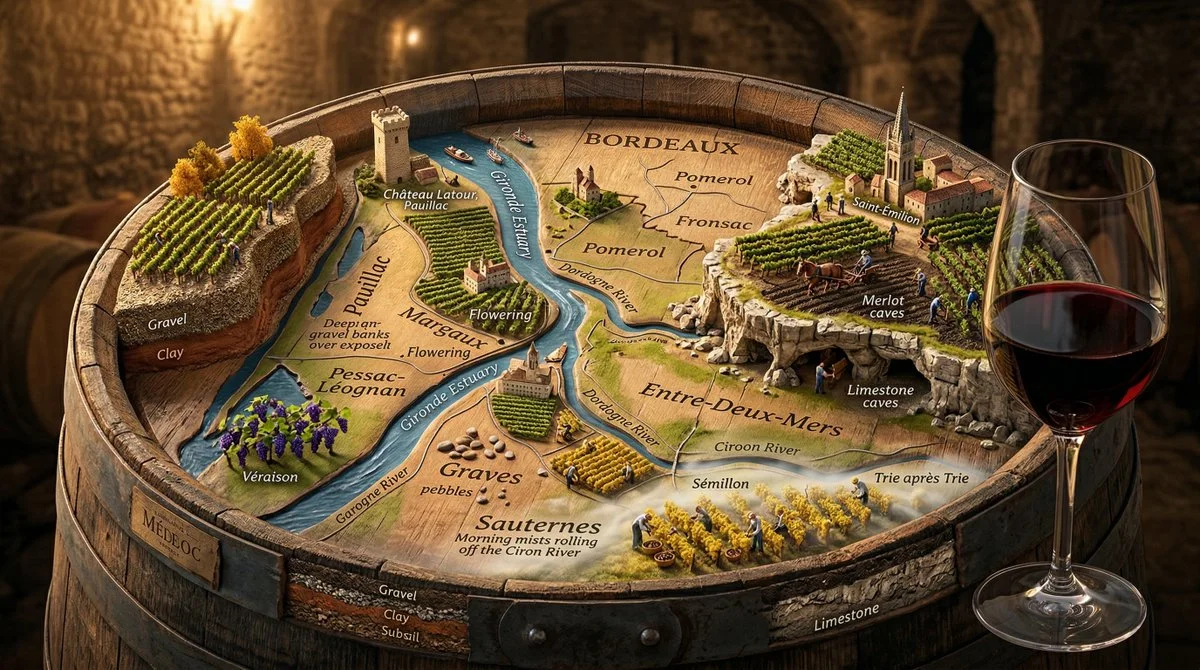 Terroir in Miniature: Wine Map Diorama