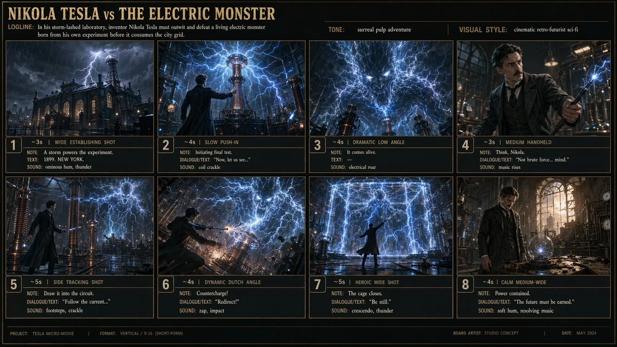 Tesla vs The Electric Beast: A Cinematic Clash