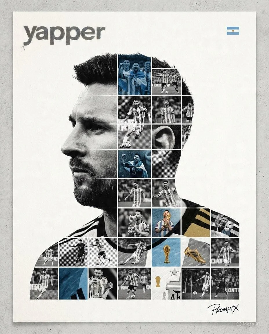 Textured Dual-Exposure Tribute Poster