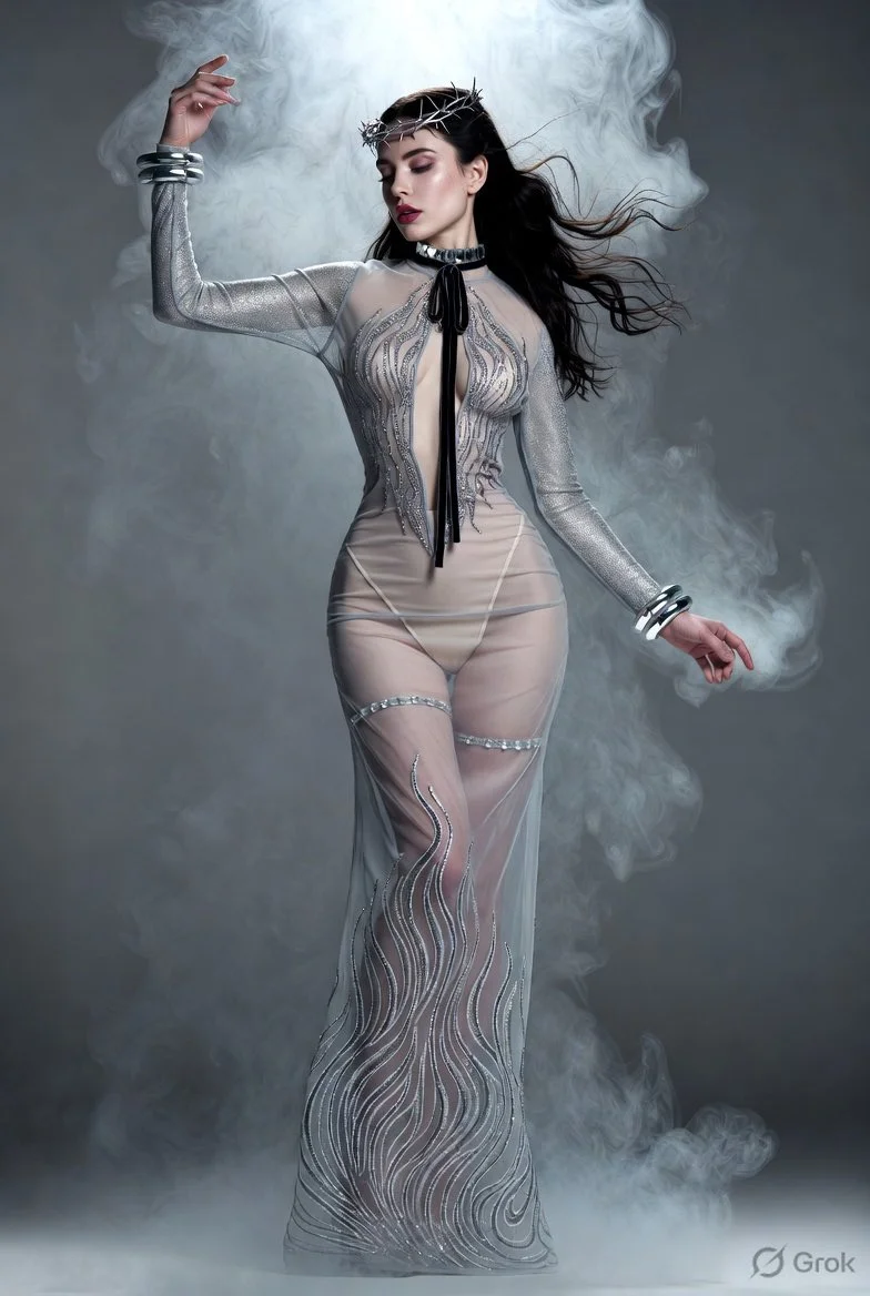 The Allure of Illusion: A Study in Sheer Fashion