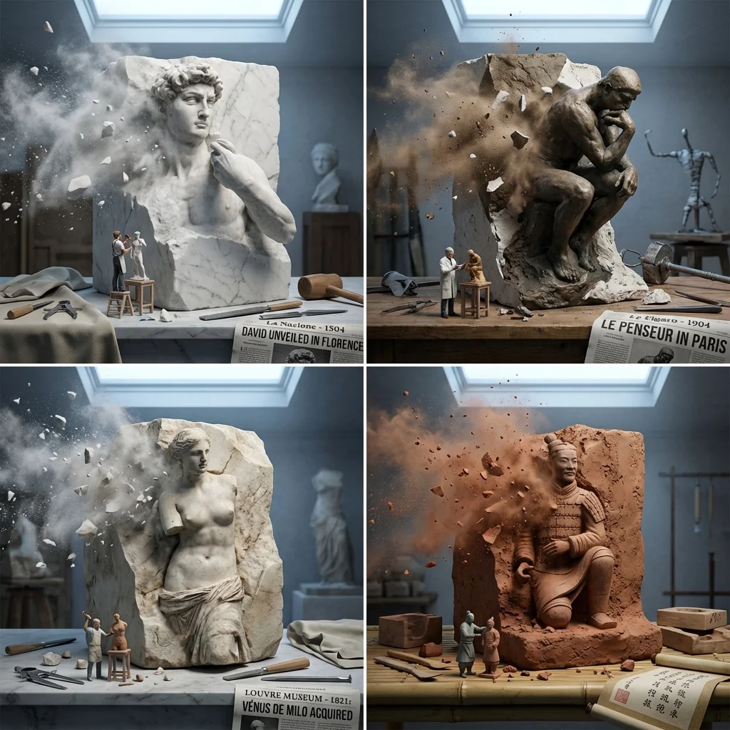 The Birth of Sculpture: A Captivating Creative Process