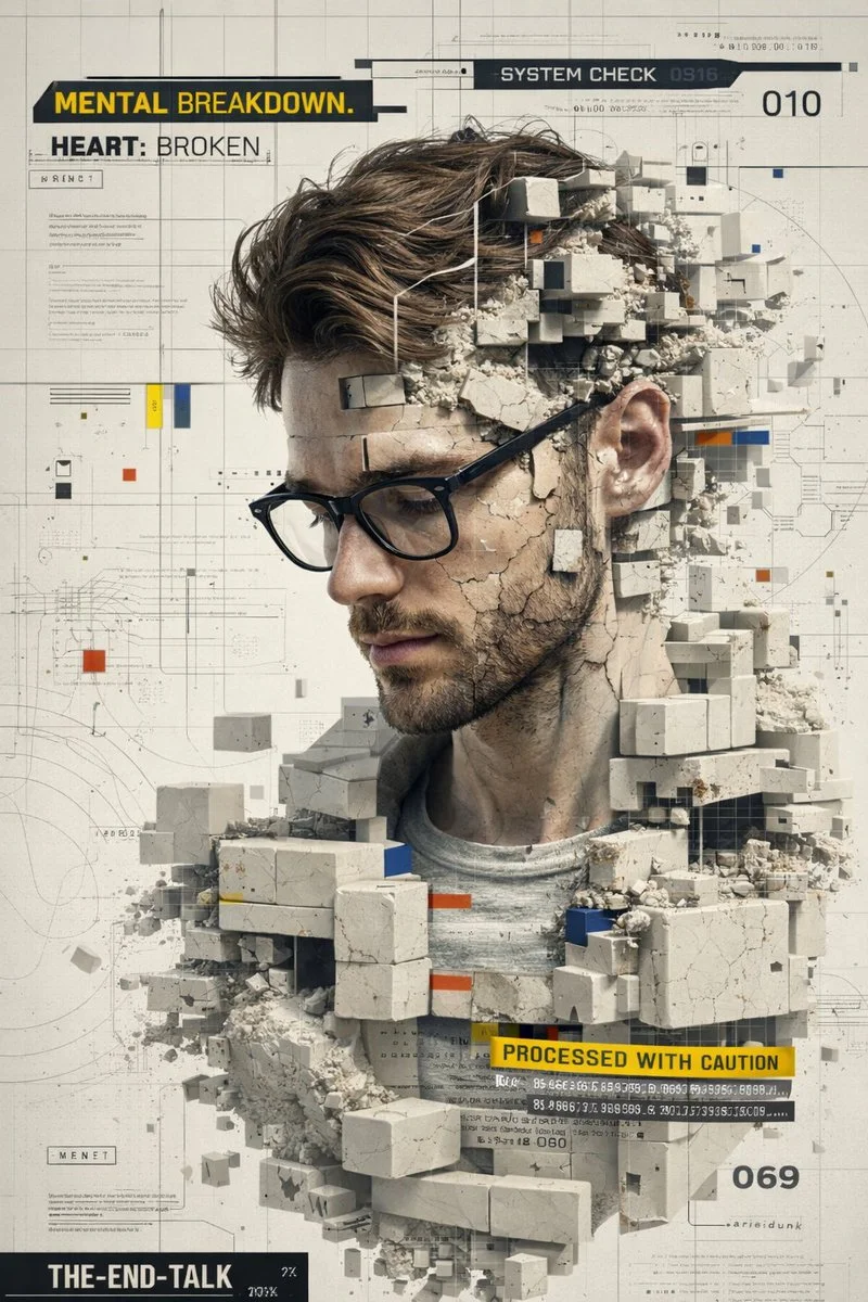 The Collapse of Perfection: A Marble Sculpture Reborn