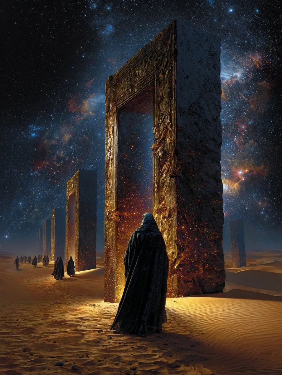 The Enigmatic Portal Procession