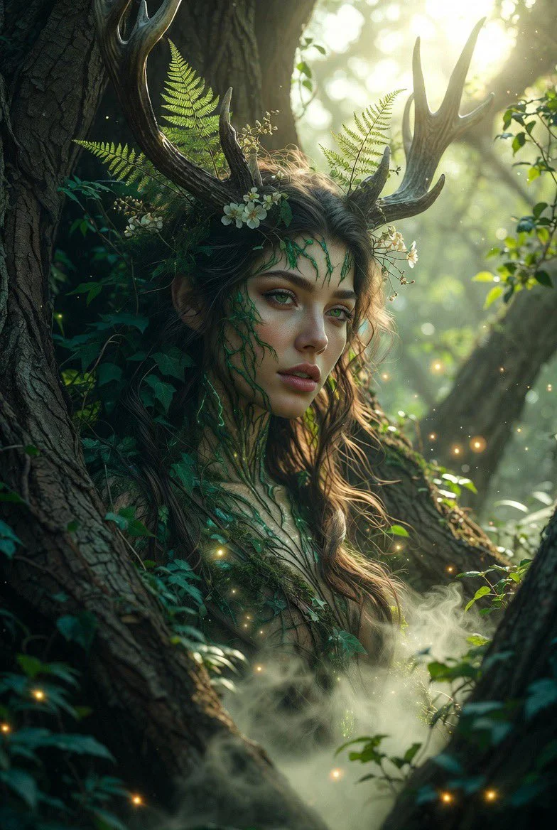 The Forest Goddess: A Mystical Awakening