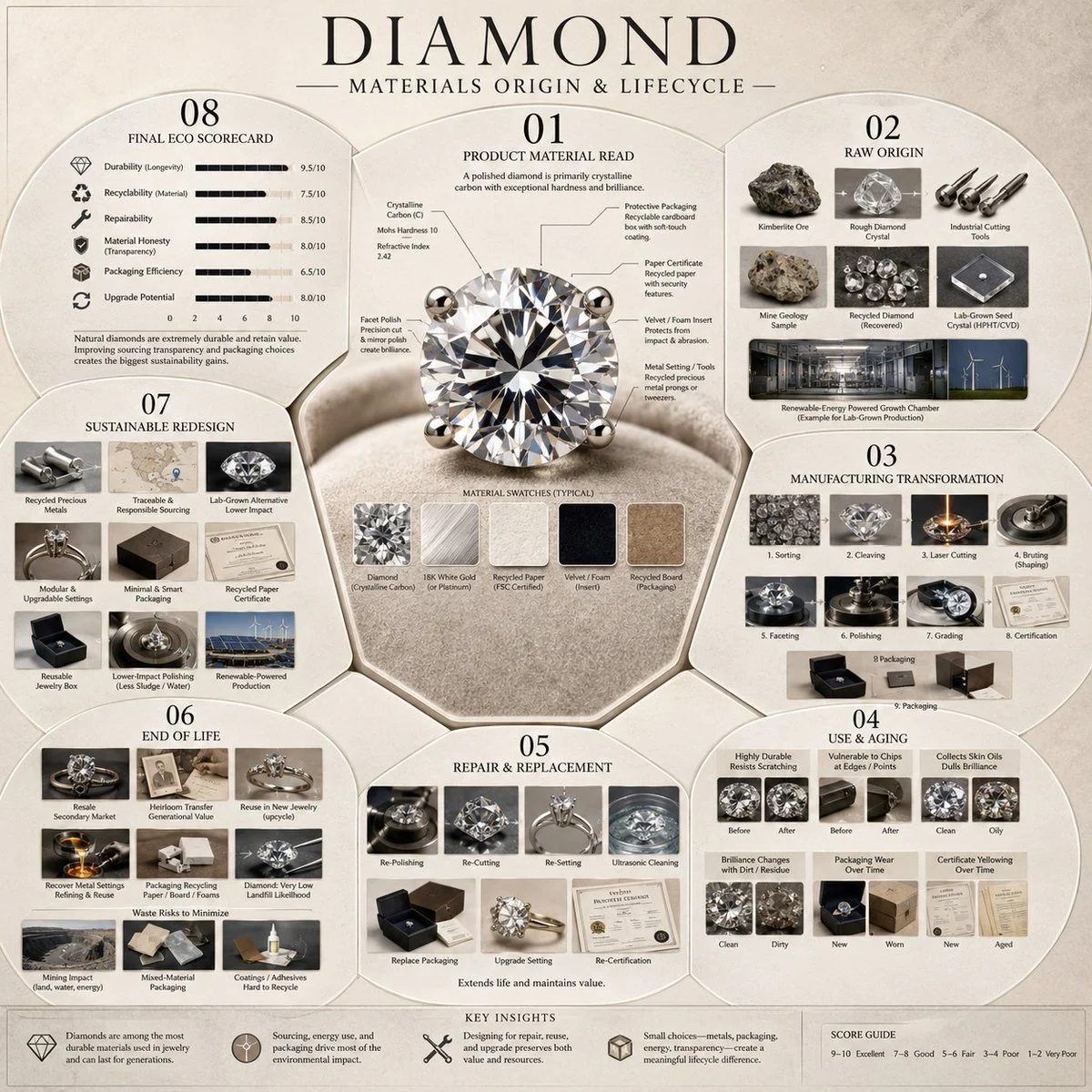 The Journey of Coffee and Diamonds: A Lifecycle Exploration