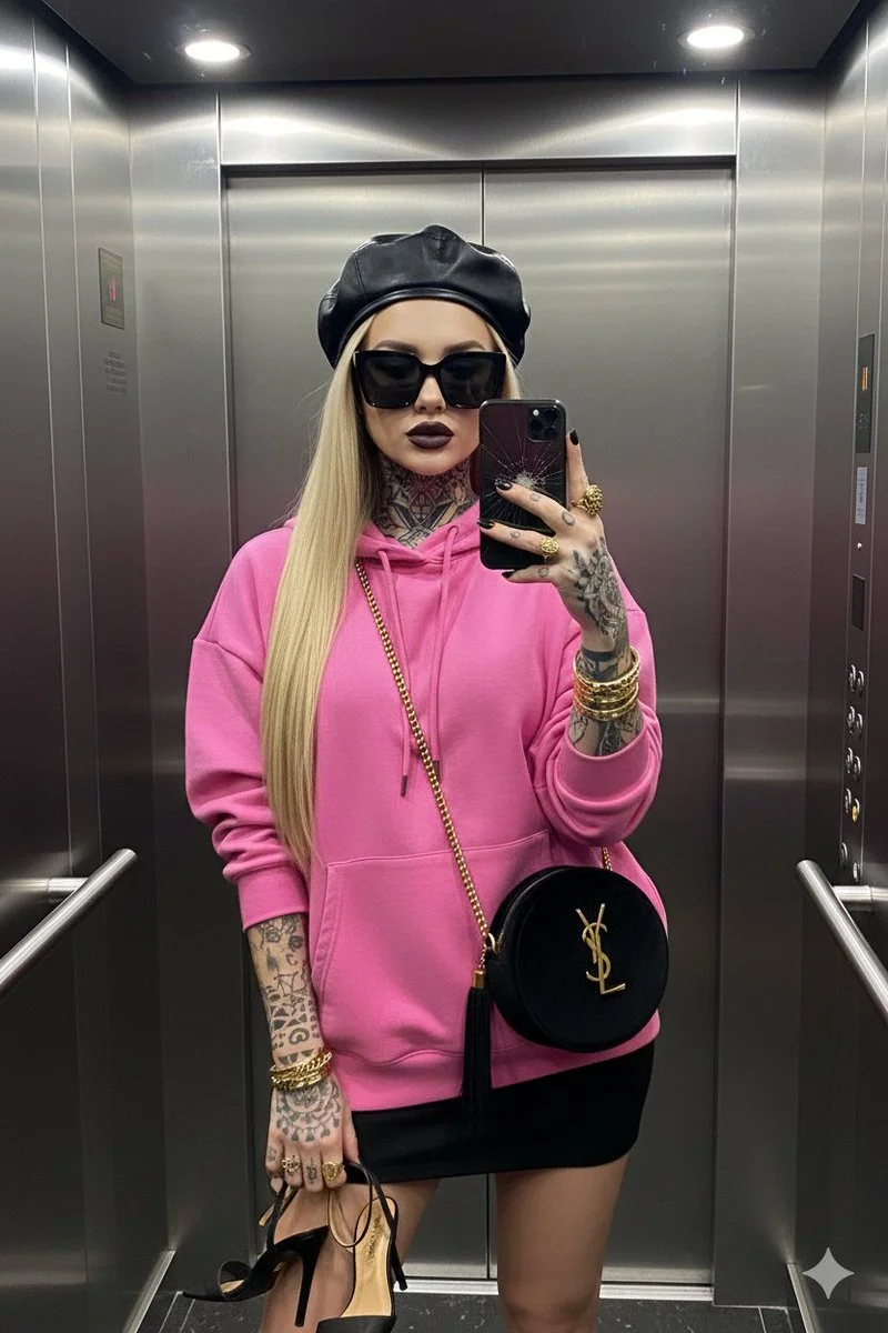 The Luxe Bad Girl in a Mirror