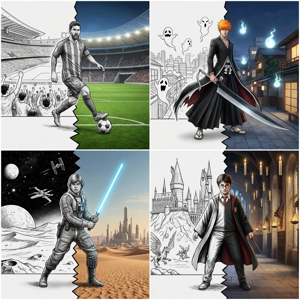 The Surreal Transition: From 2D to 3D