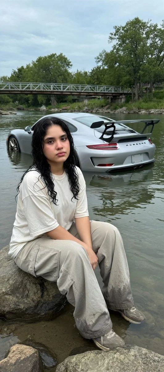 The Ultimate Luxury Fail: Porsche in the River