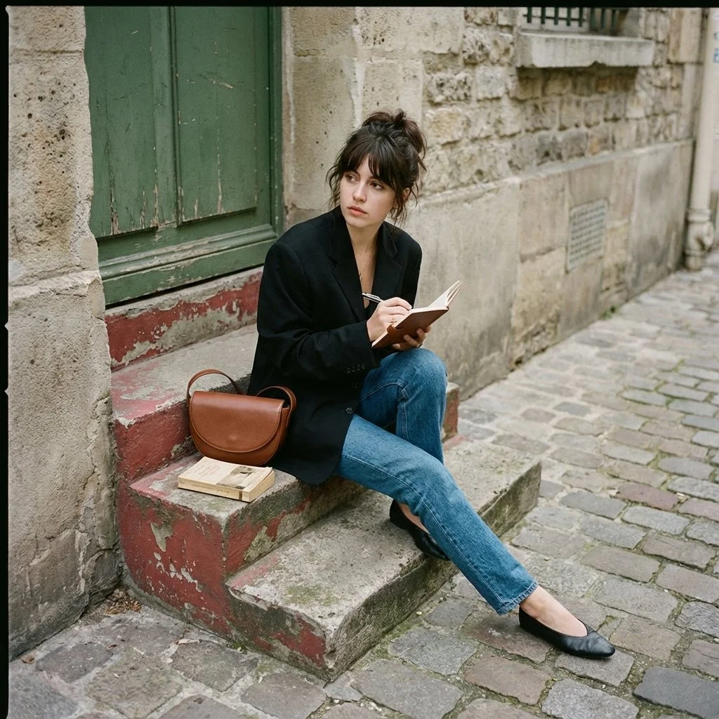 Thoughtful Moments in a European Alley