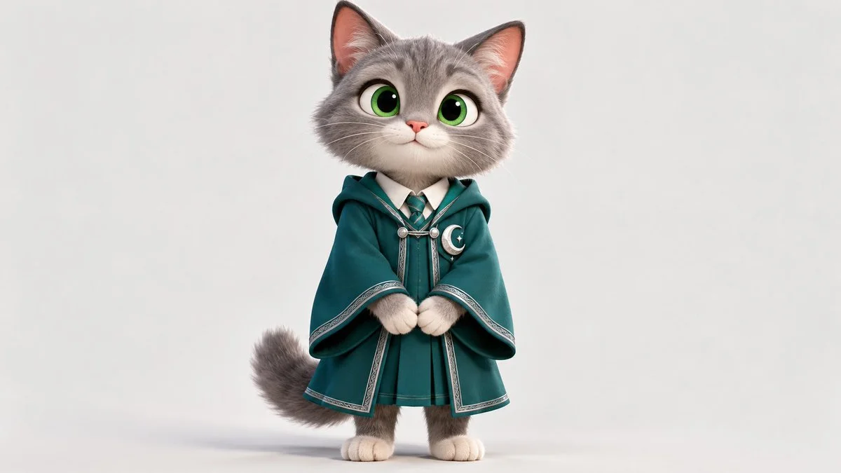Three Cute Animal Characters Stand in Storybook Capes