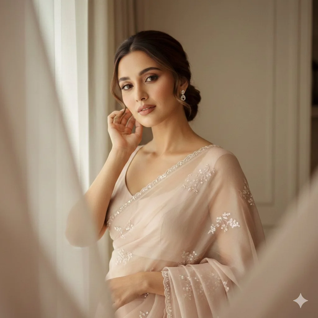 Timeless Bridal Elegance: A Couture Portrait