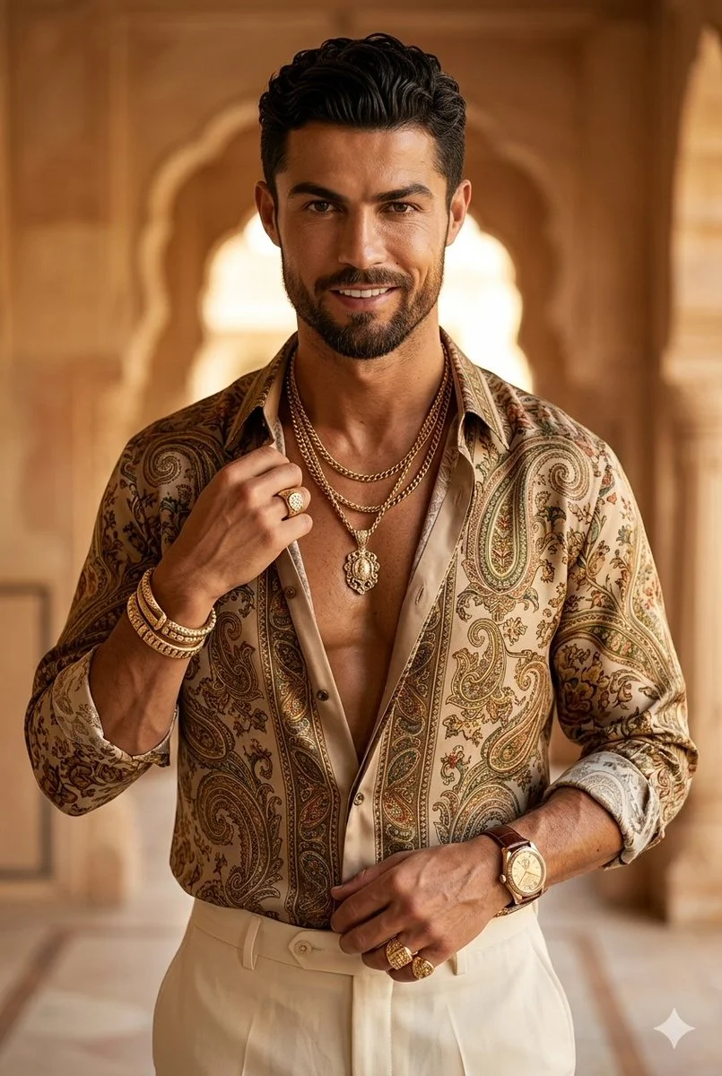 Timeless Charisma: Modern Luxury with Mughal Royalty