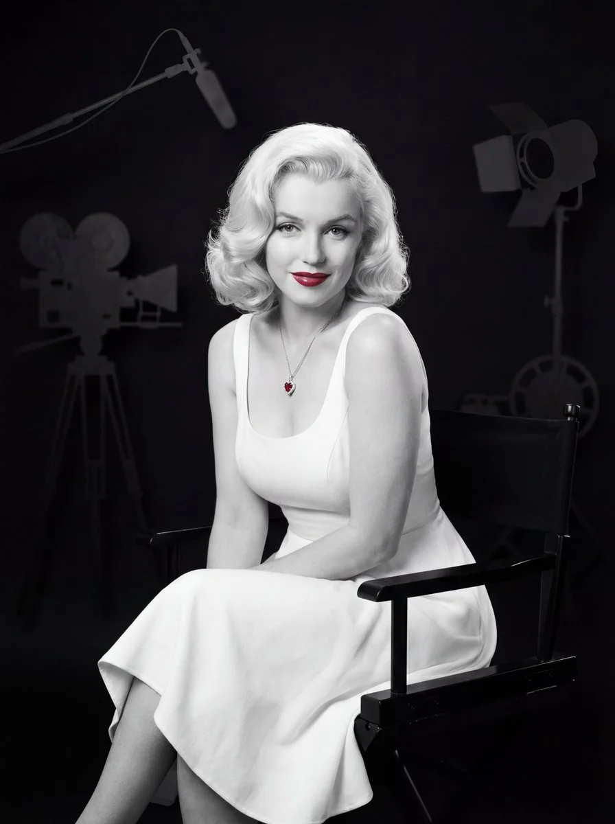 Timeless Elegance: A 1950s Hollywood Icon Reimagined