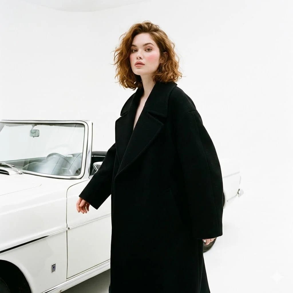 Timeless Elegance: Couture Meets Classic Car