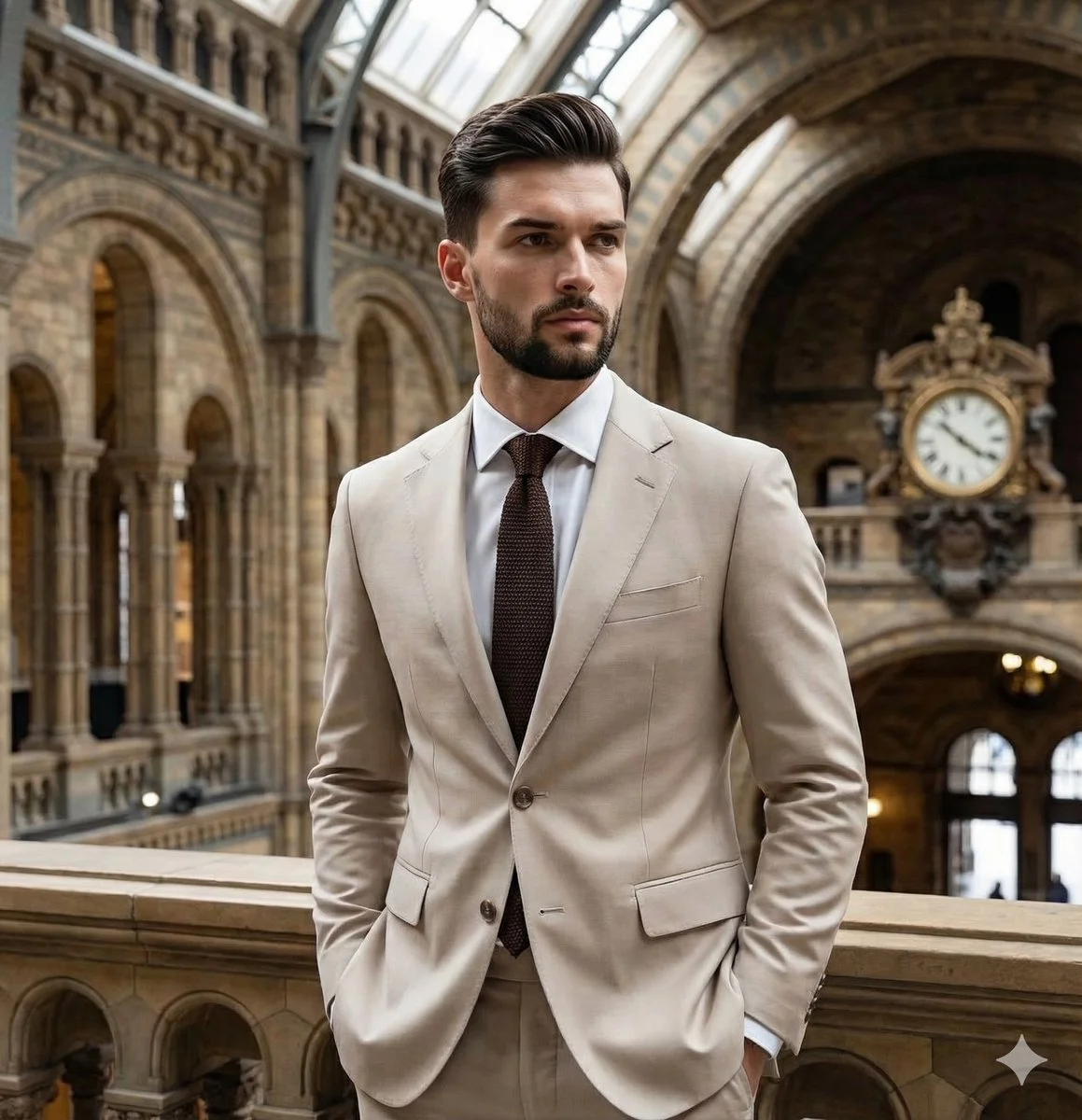 Timeless Elegance in a Golden Archway