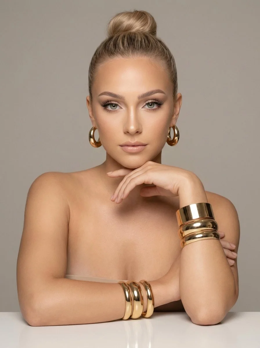 Timeless Elegance in Gold and Glow