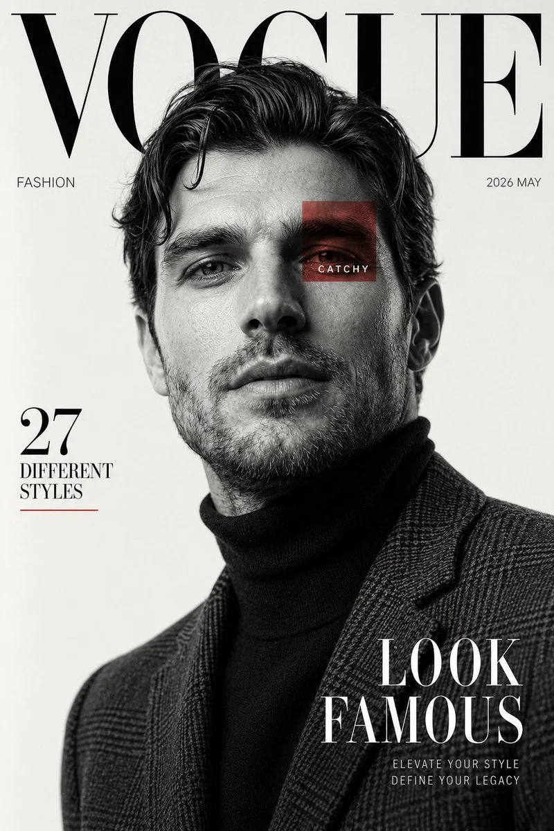 Timeless Elegance in Monochrome Fashion Design