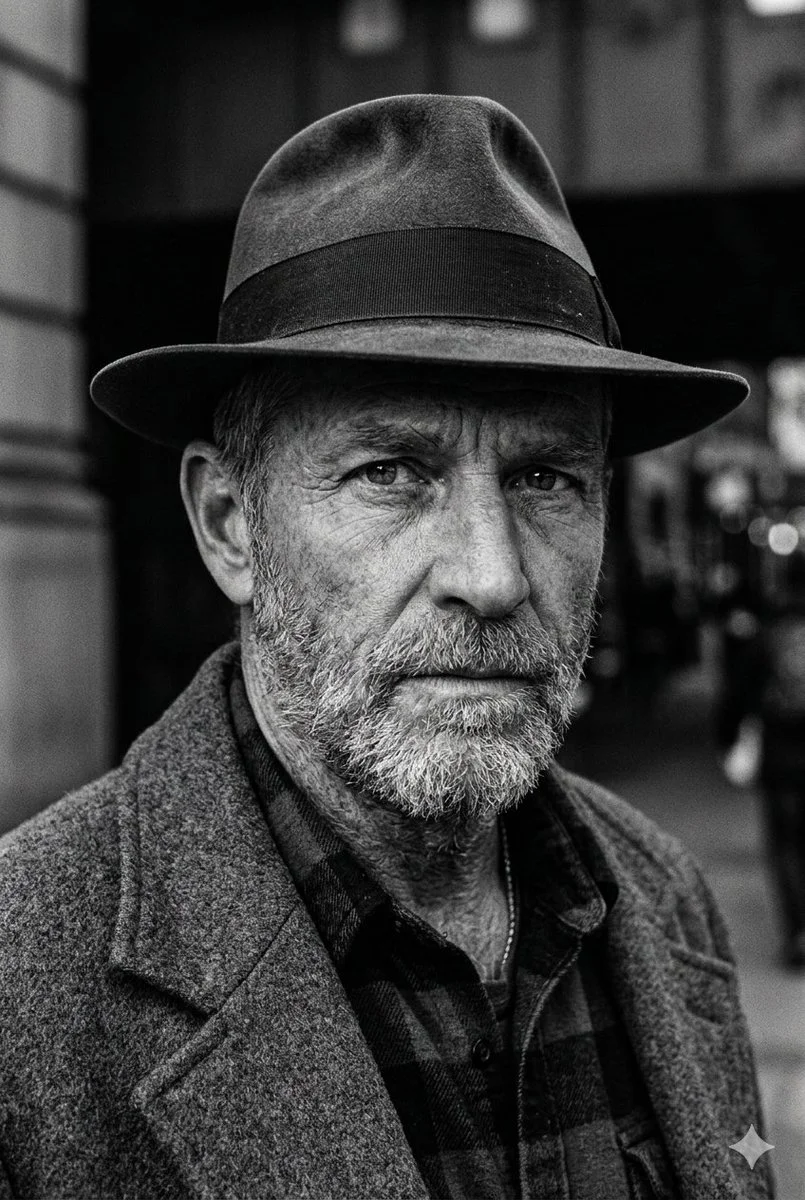 Timeless Grit: A Portrait of Strength