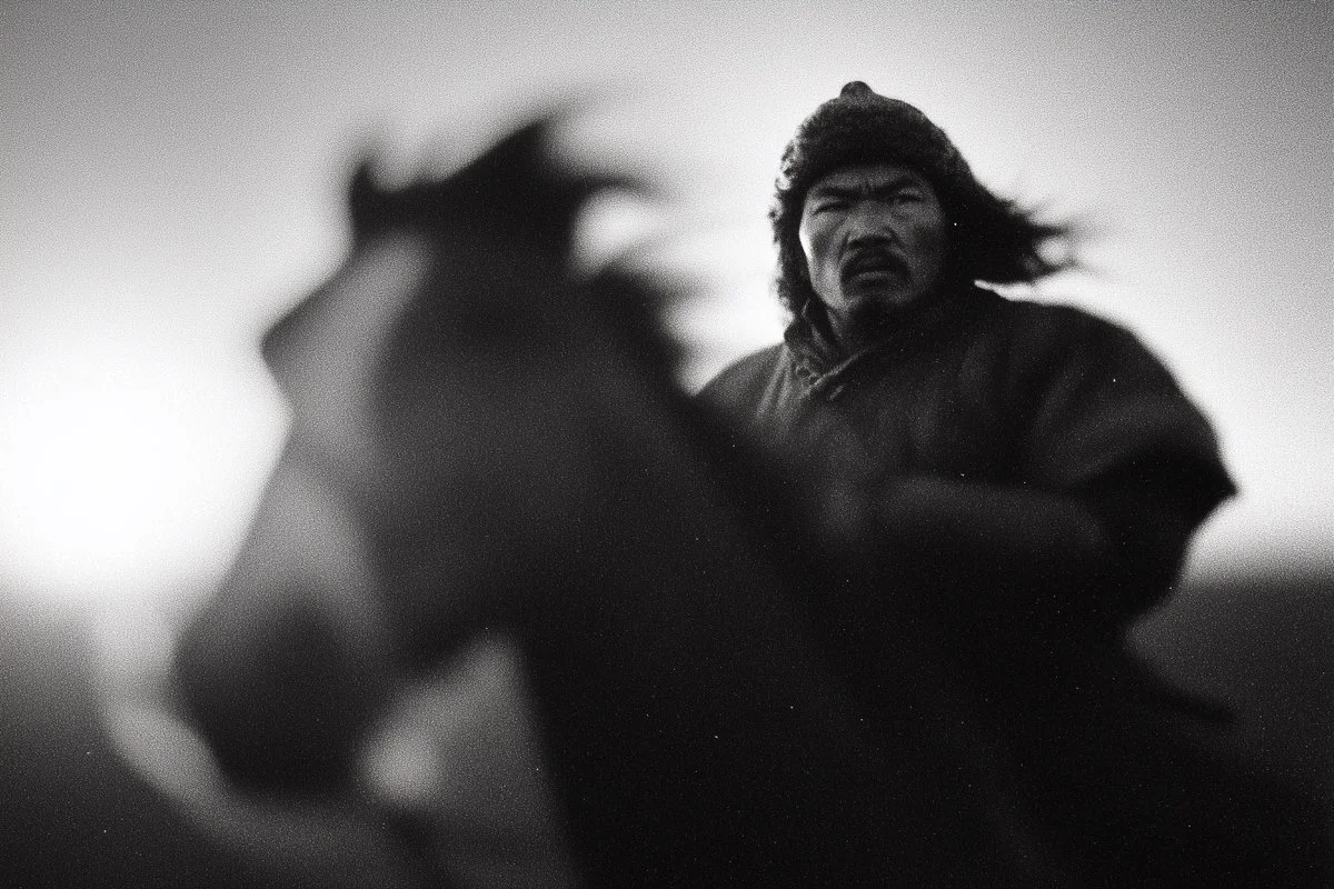 Timeless Khan: A Portrait in Black and White