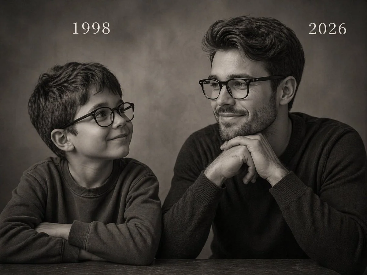 Timeless Reflection: Then and Now