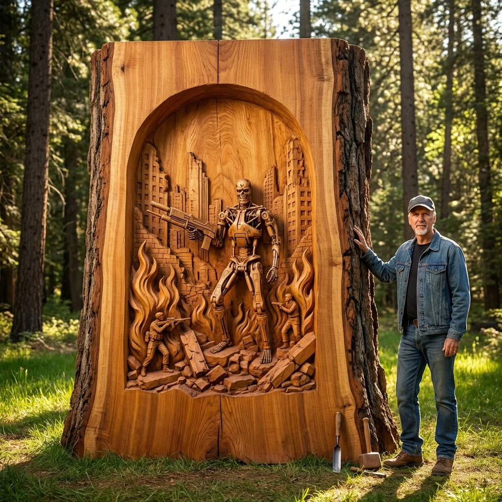 Timeless Tales in Wood: A Sculptor's Legacy
