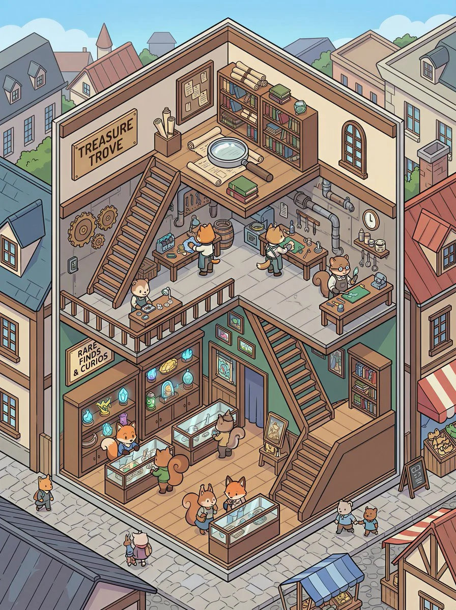 Tiny Creatures in Their Cozy World