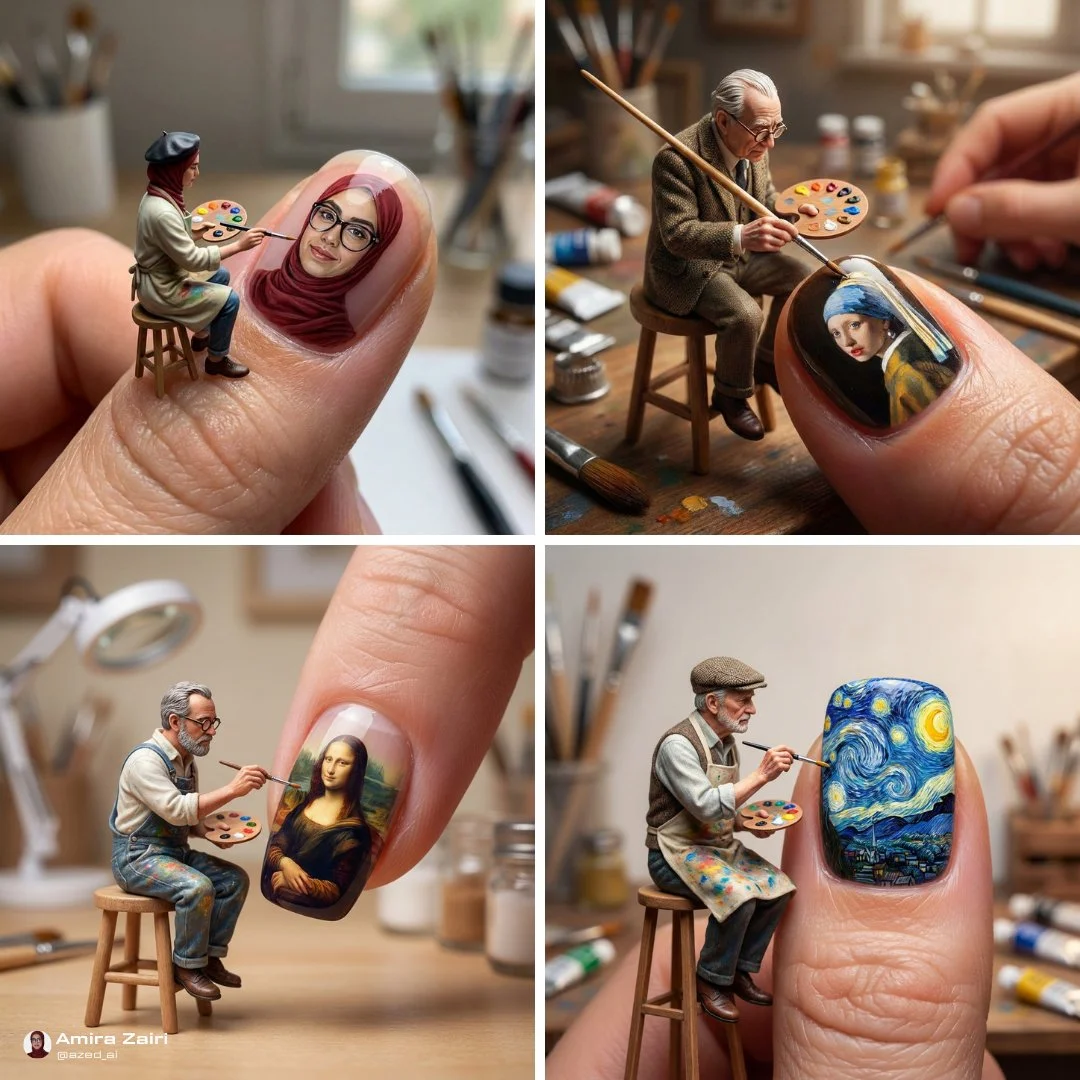 Tiny Masterpiece: Nail Art in Hyper-Realism