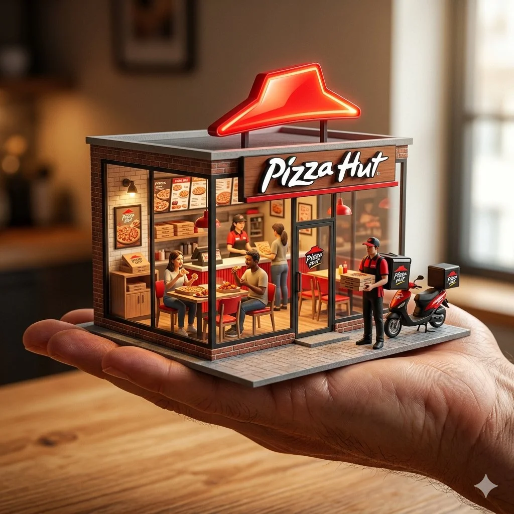 Tiny Showcase of [YOUR BRAND] on a Palm