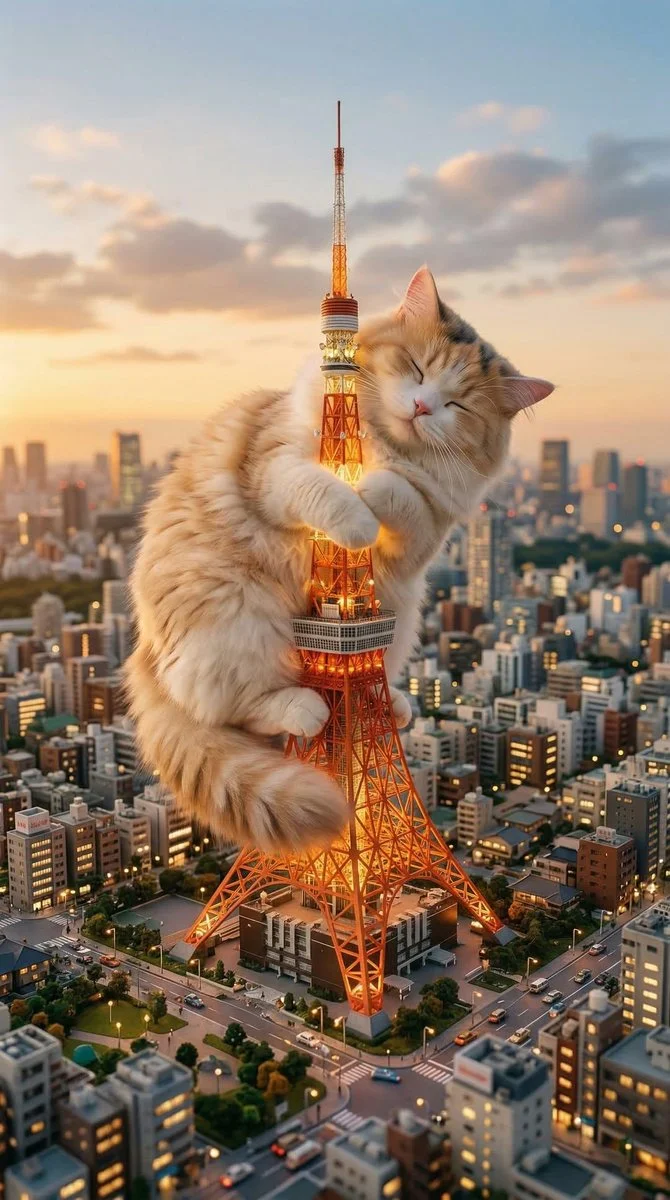 Tokyo Tower's Gentle Giant