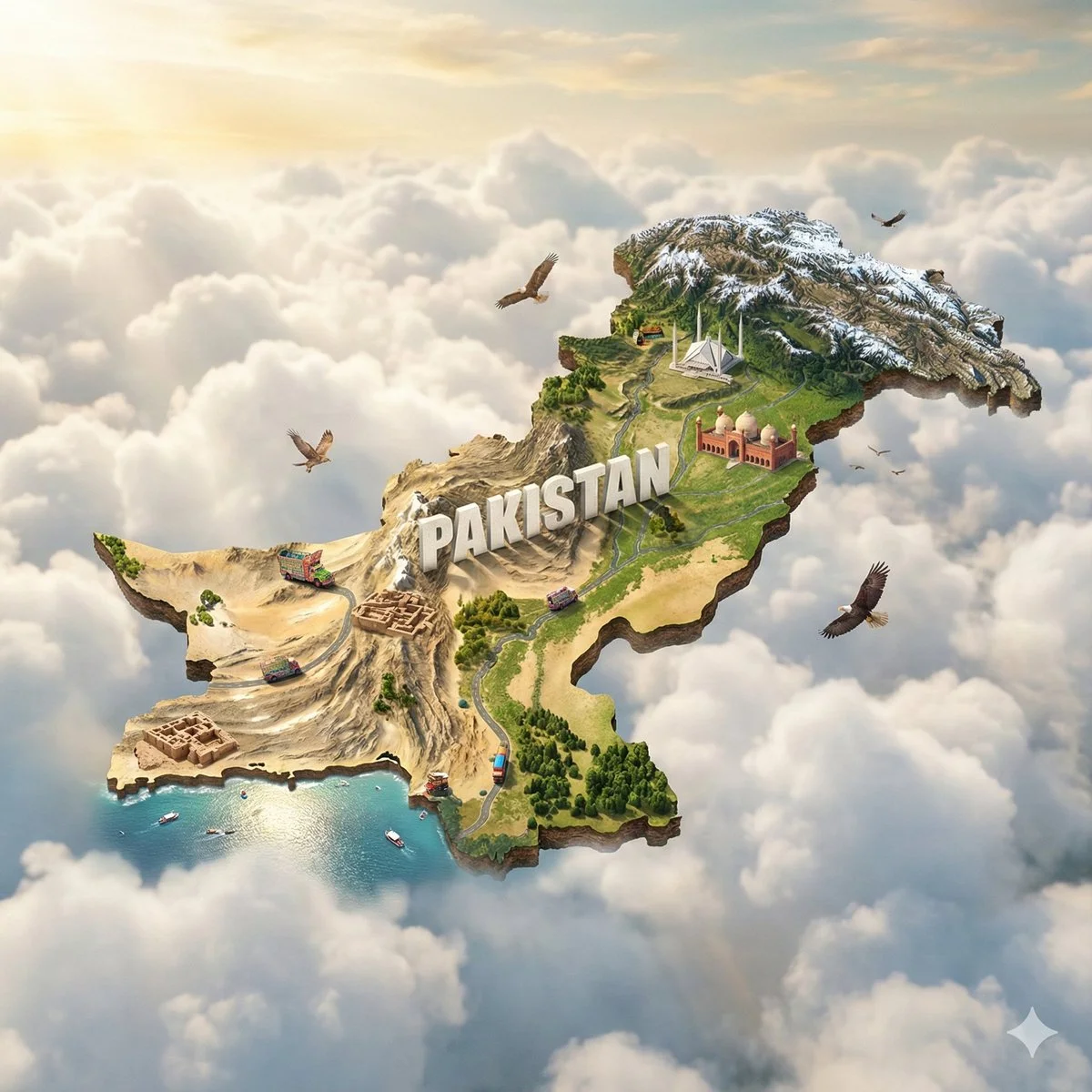 Transform Maps into Dreamy 3D Islands