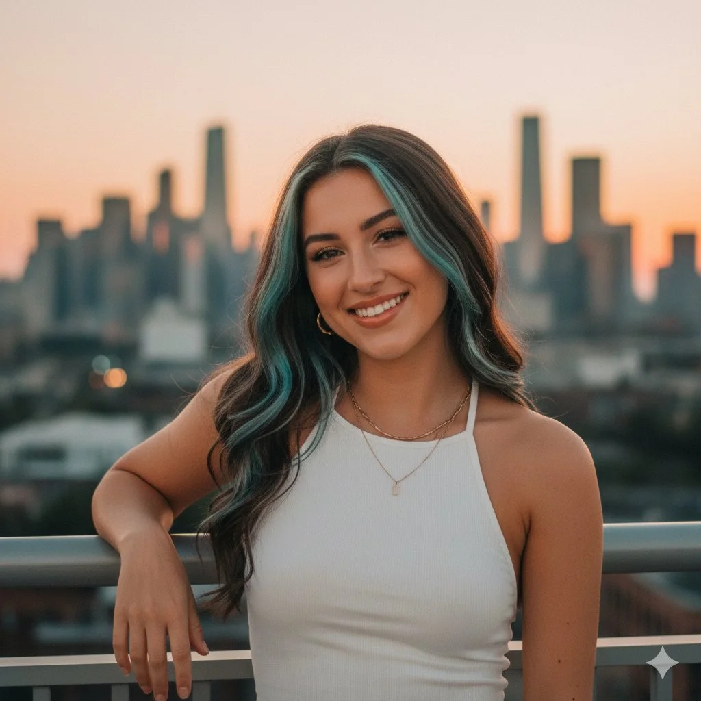 Transform Your Selfie: A Y2K Sunset Vibe!