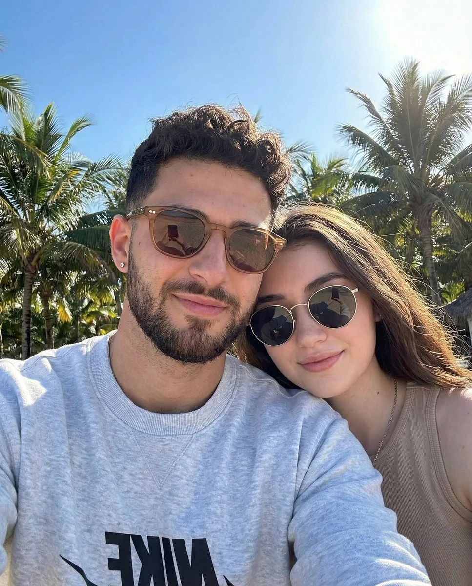 Tropical Vibes: A Sunlit Couple's Retreat