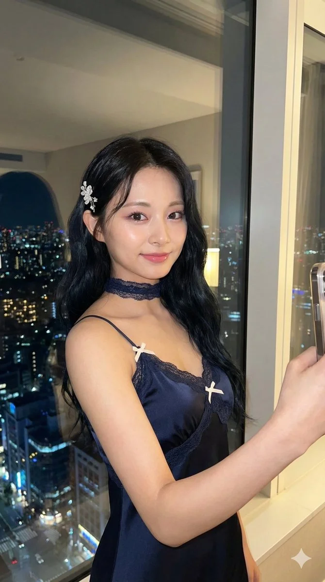 Tzuyu's Nighttime Elegance