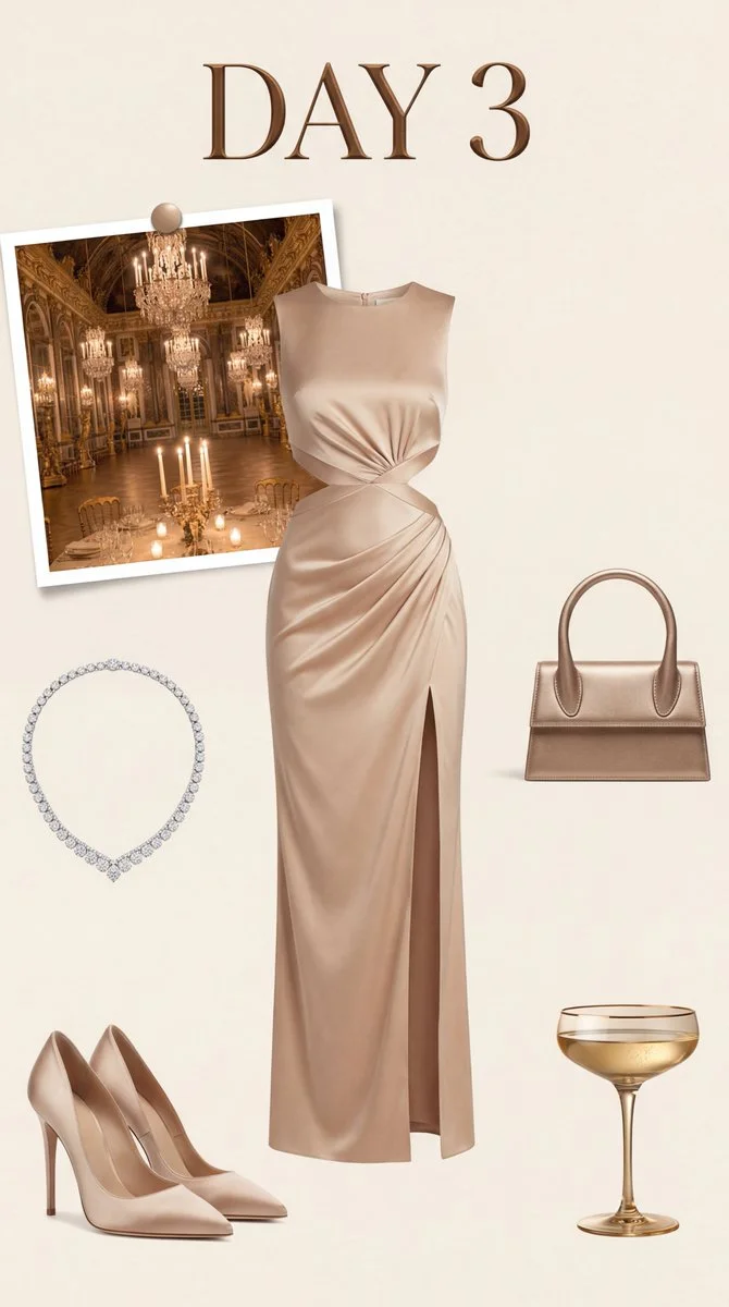 Ultra-Luxe Minimalist Fashion Moodboard for an Elite Gala