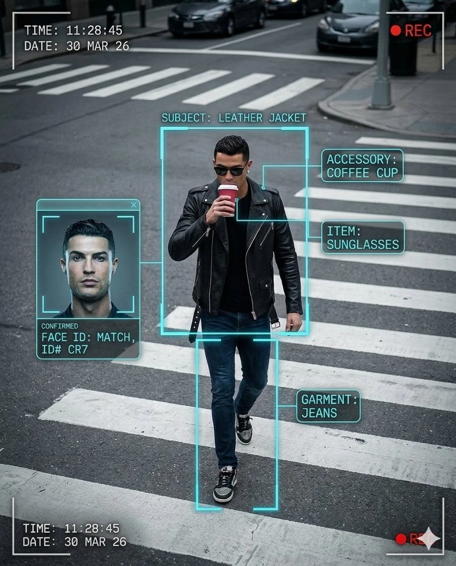 Ultra-Realistic Urban Surveillance with Futuristic HUD Overlay