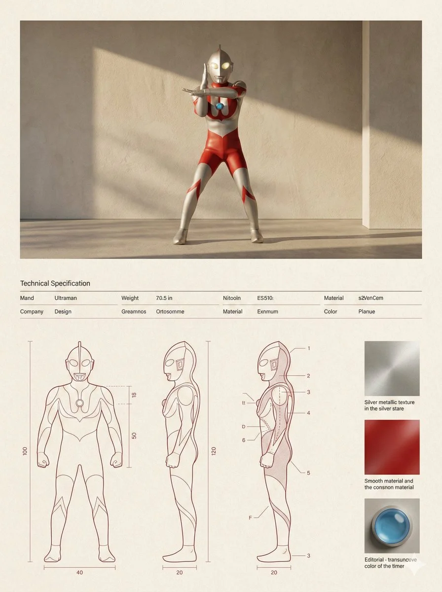 Ultraman Unveiled: A Premium Design Showcase