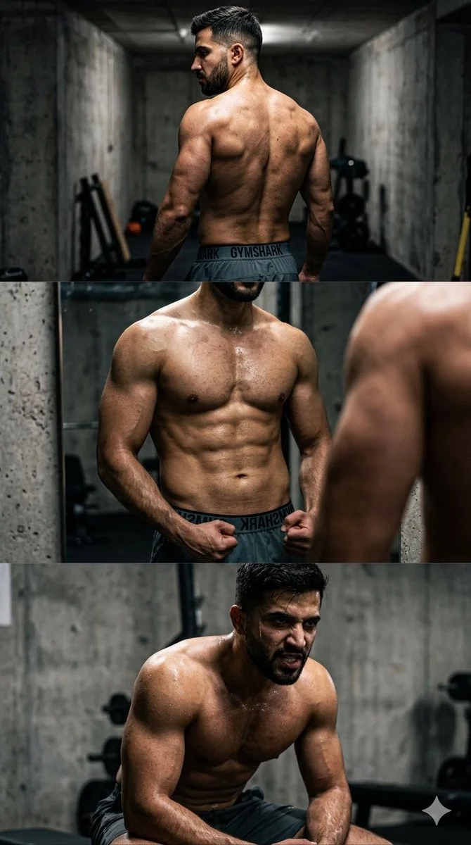 Underground Strength: Cinematic Study of Muscle and Grit