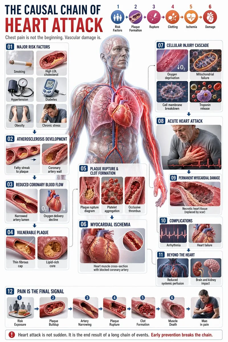 Understanding Heart Attacks: A Detailed Infographic