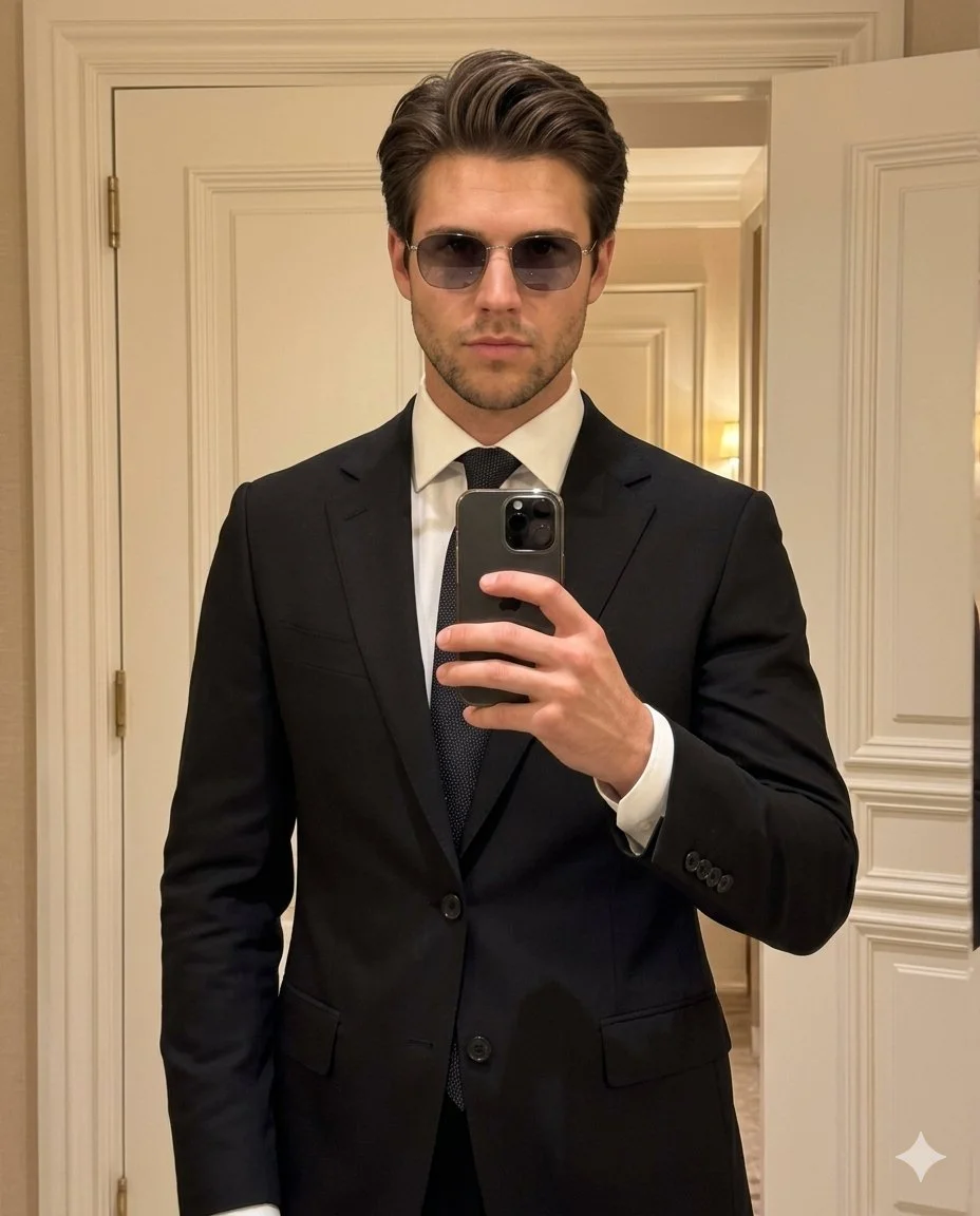 Unfiltered Elegance: A Mirror Selfie in Luxury