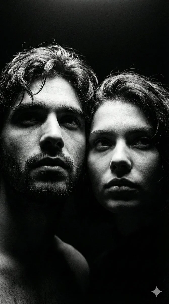 Unfiltered Moments: A Realistic Couple's Selfie